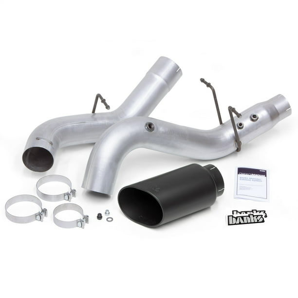 2.5” PreBent Tailpipe Exhaust System Flowmaster For GM A-Body Gray Pair
